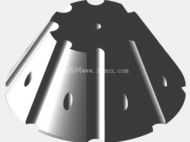 射频 - 主要采用 3D 打印的圆锥形天线