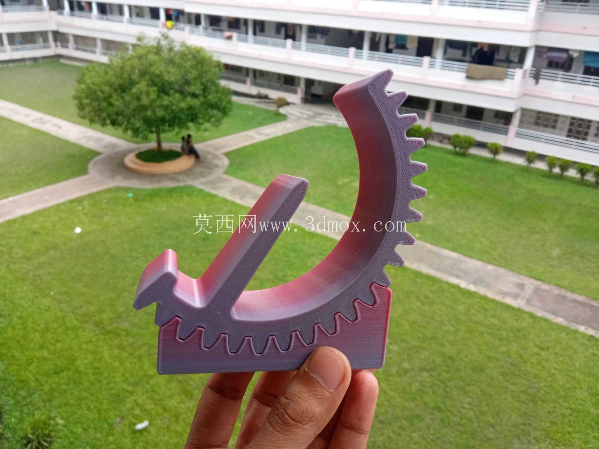 齿轮齿条手机支架 | 3D打印 & 功能性设计