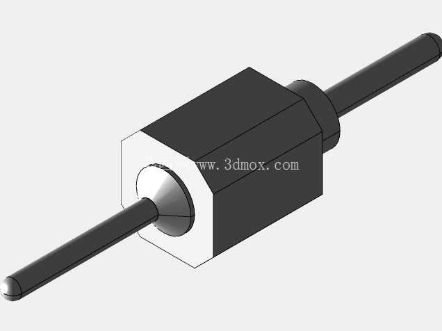 直插式圆形公头针座 2.54 毫米