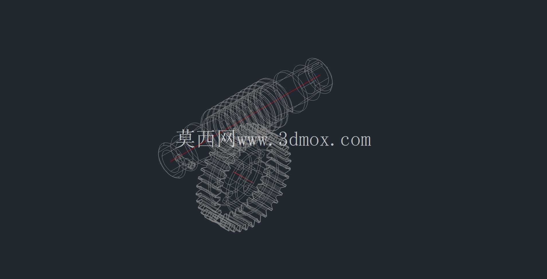 蜗轮蜗杆传动模型