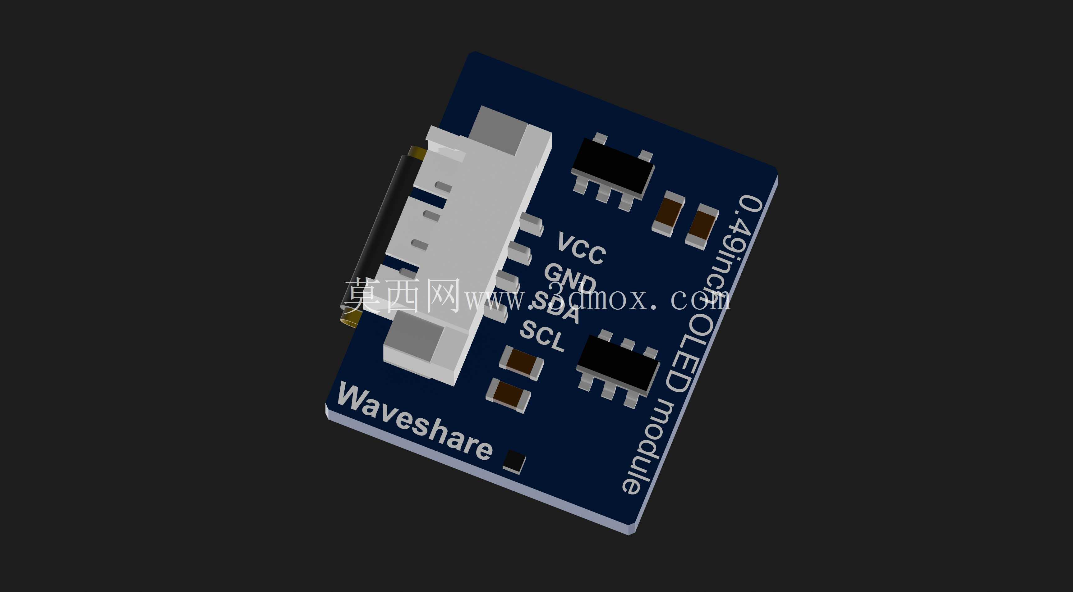 Waveshare 1315 0.49Ӣ�� i2c 64x32 OLED��ʾ��