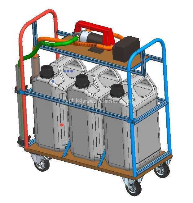 �ƶ�ʽ���͹޳����� �C 3x30L 50L/min ����ϵͳ