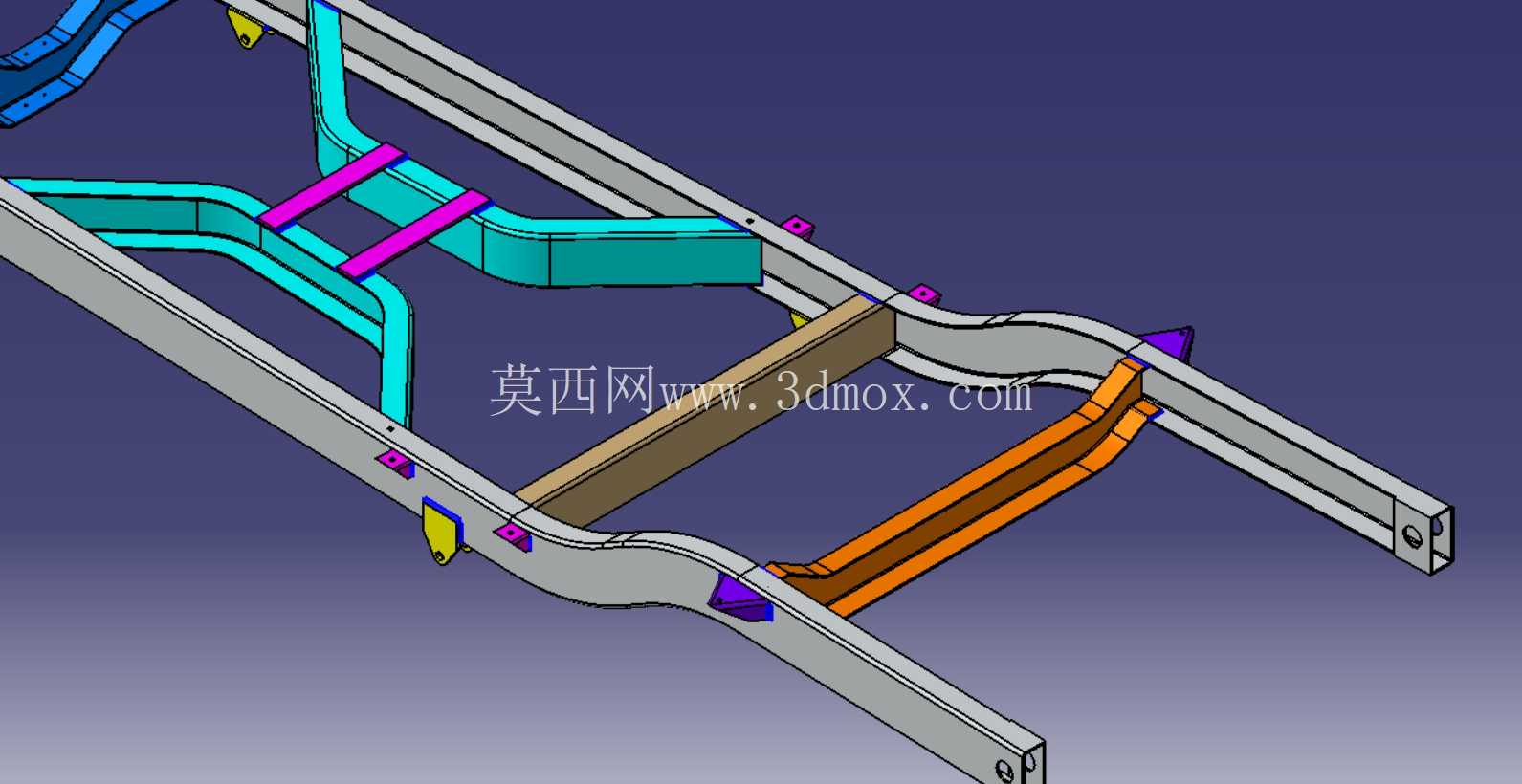梯形底盘框架