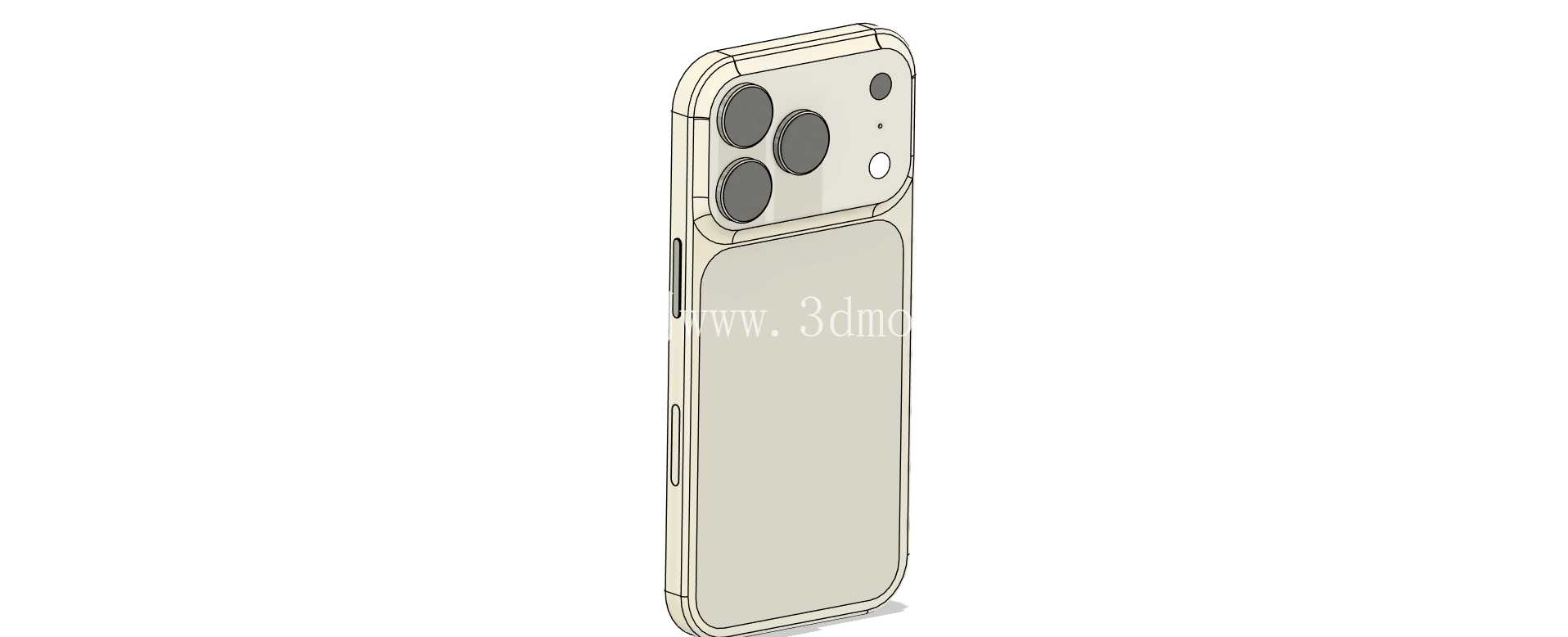 iPhone 17 Pro 手机模型 Fusion 360 立体模型现已推出——私信获取文件!