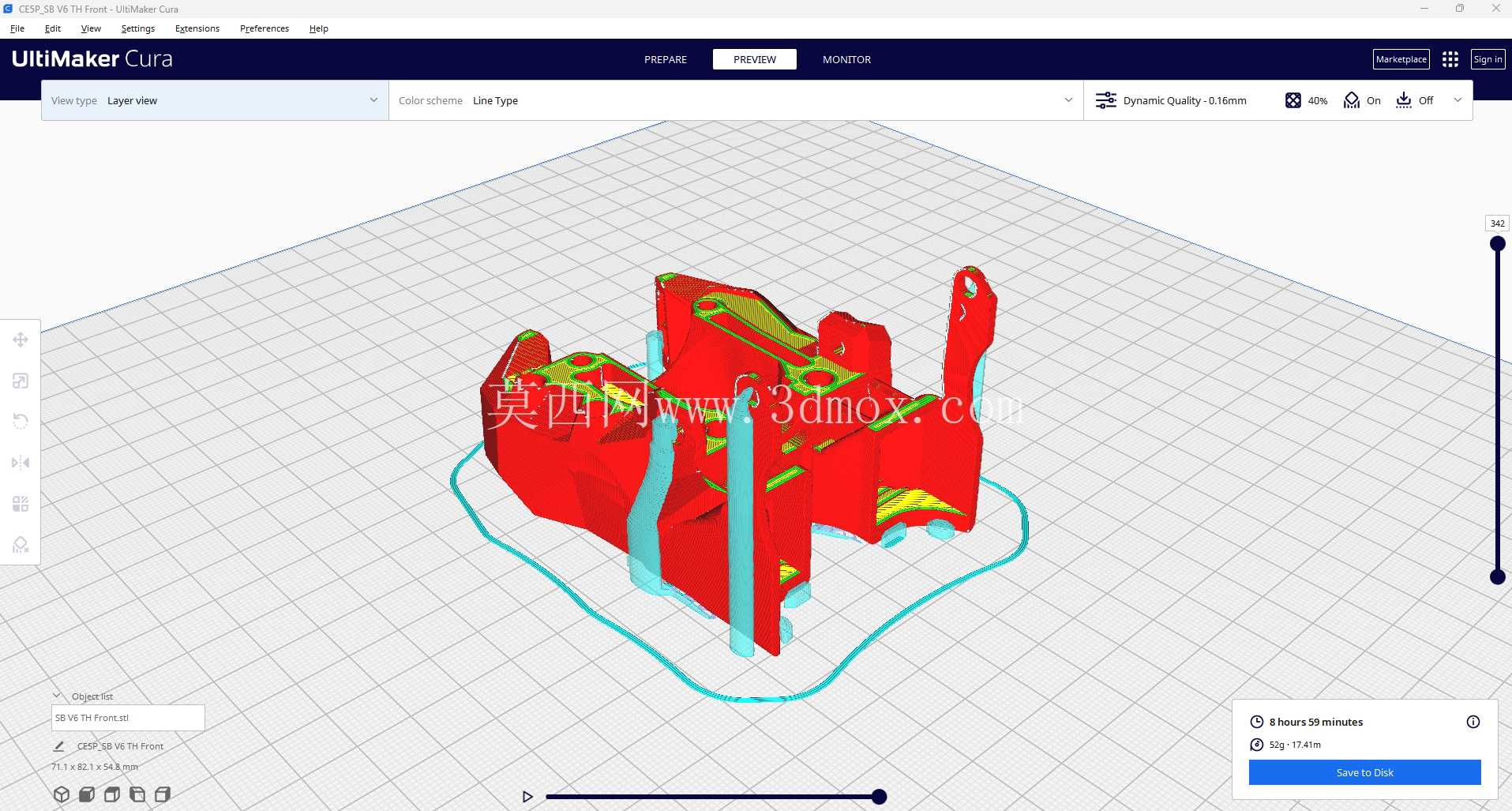 E3D-V6 工具头基于 Stealthburner Voron 2.4