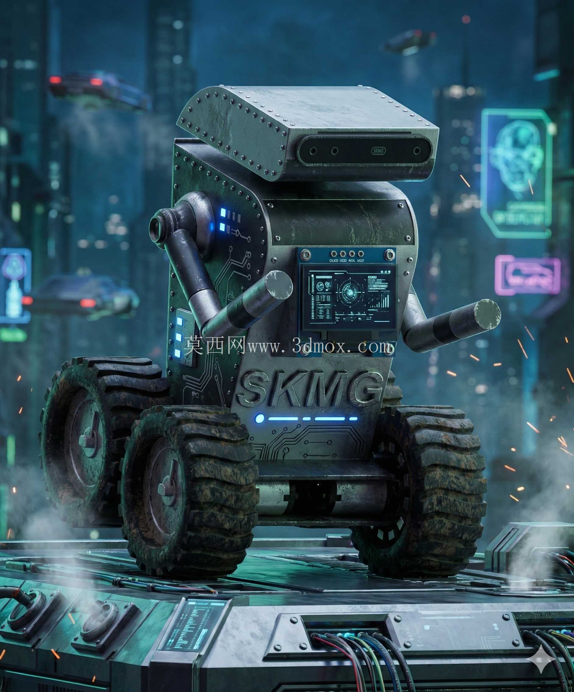 SKMG SCOUT:桌面伴侣机器人