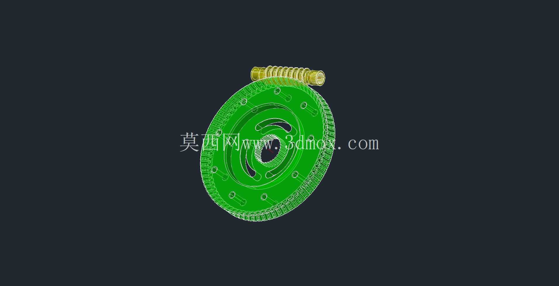 蜗轮蜗杆套件模型