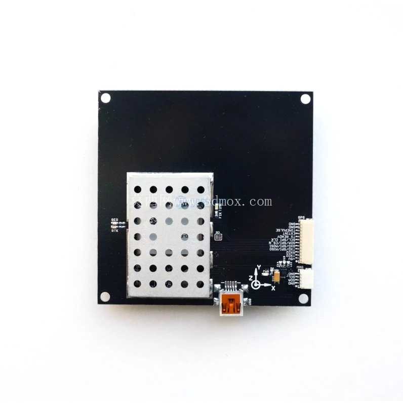 ZED-F9P RTK接收机板,带多频段天线L1、L2,具备EMI保护功能 LIS3MDL