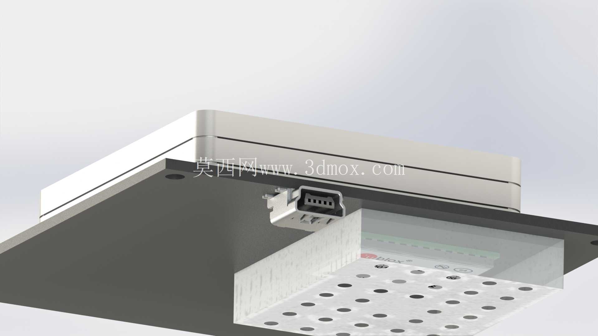 ZED-F9P RTK���ջ��壬����Ƶ������L1��L2���߱�EMI�������� LIS3MDL
