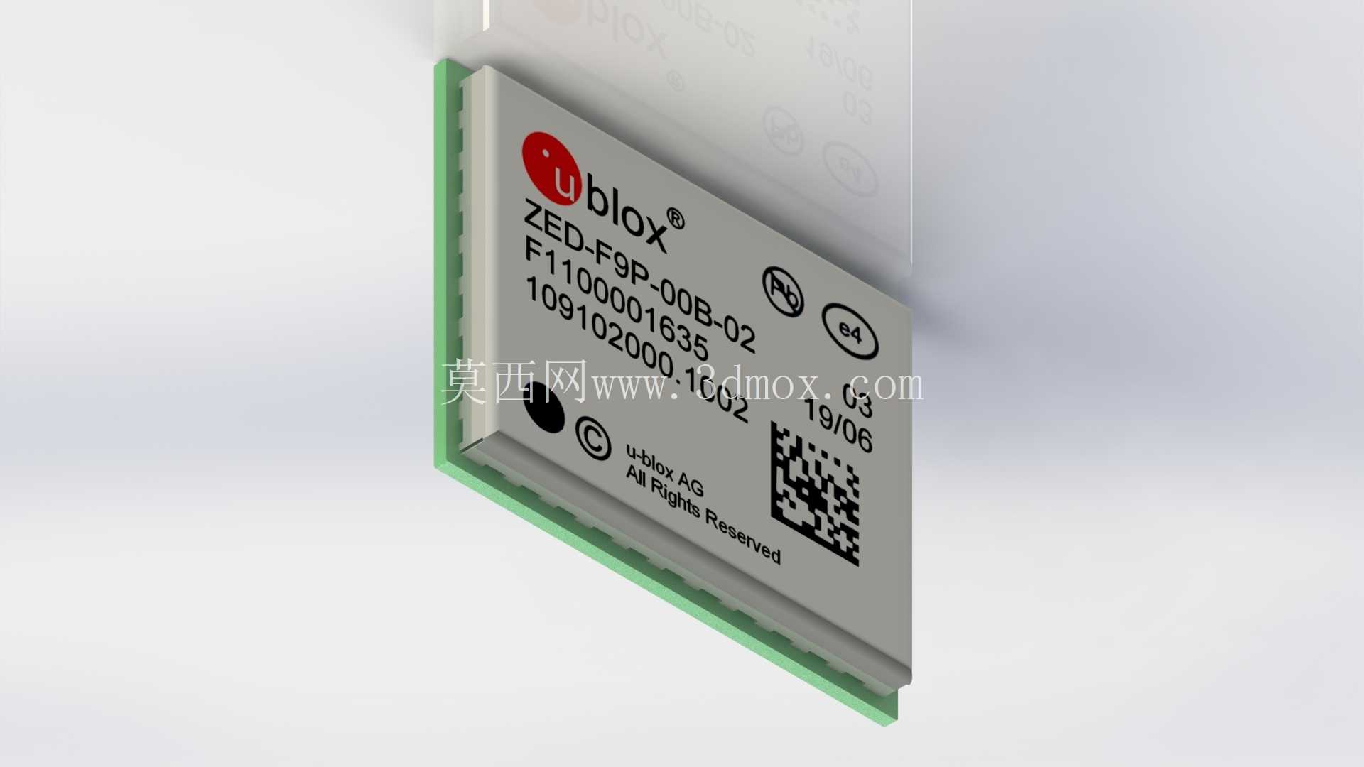 ZED-F9P RTK���ջ��壬����Ƶ������L1��L2���߱�EMI�������� LIS3MDL