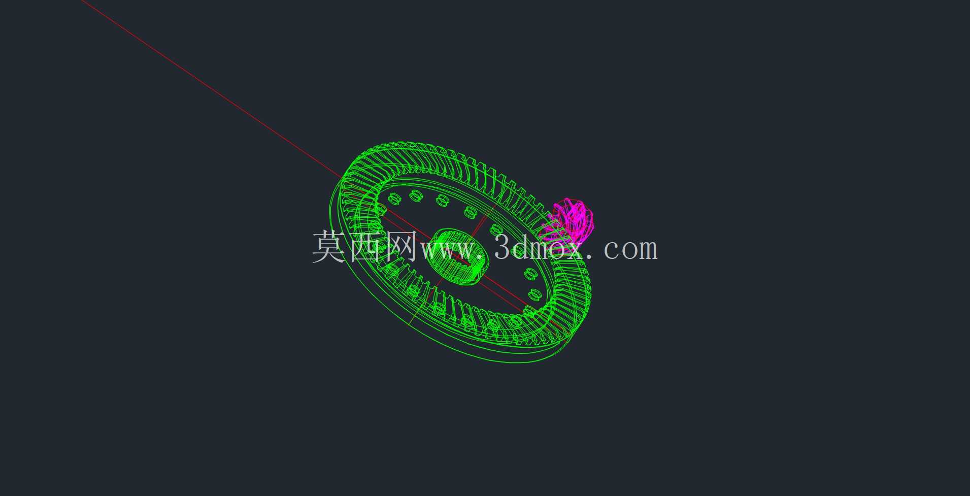 准双曲面齿轮联轴器模型