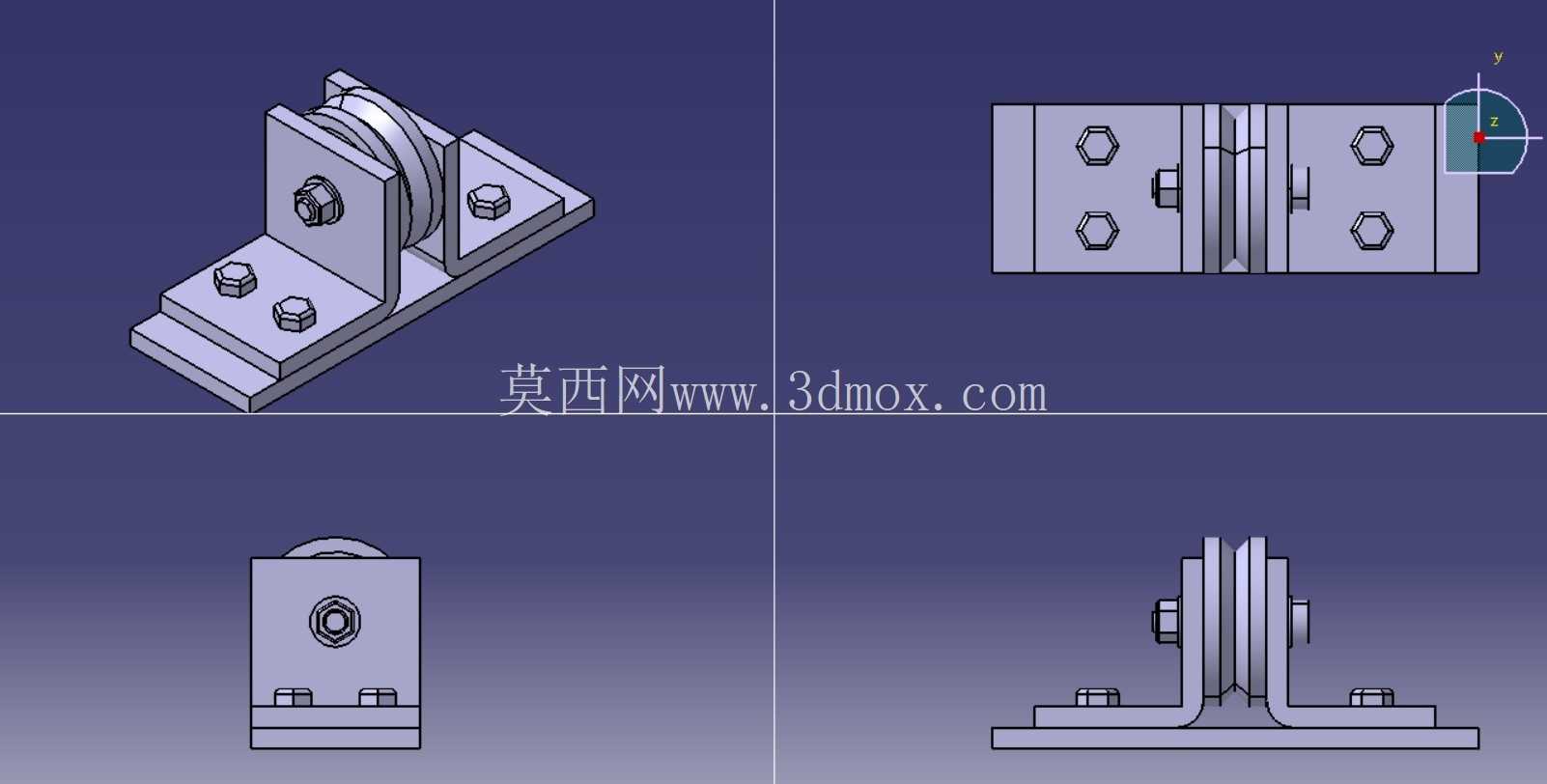 车轮支撑