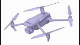 DJI MAVIC 3E 3Dɨ��STLģ�͵ĺ������ͼ��STL����CAD�ļ���
