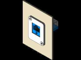 面板插座Keystone Jack RJ45
