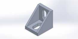 Cantoneira 20x20铝
