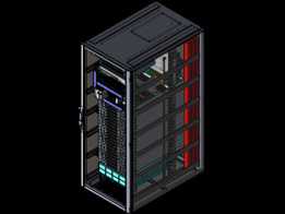 NVIDIA H200超级服务器水冷机架