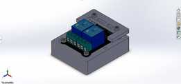 2通道继电器模块3D打印外壳