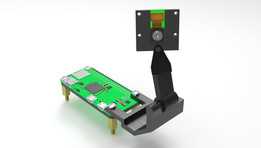 Raspberry pi zero和相机组件支架外壳