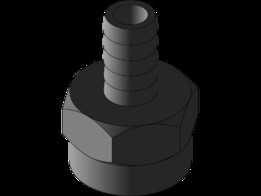 3/4“GHT至软管倒钩适配器