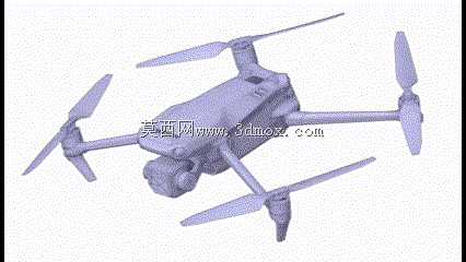 DJI MAVIC 3E 3D扫描STL模型的横截面视图(STL不是CAD文件)
