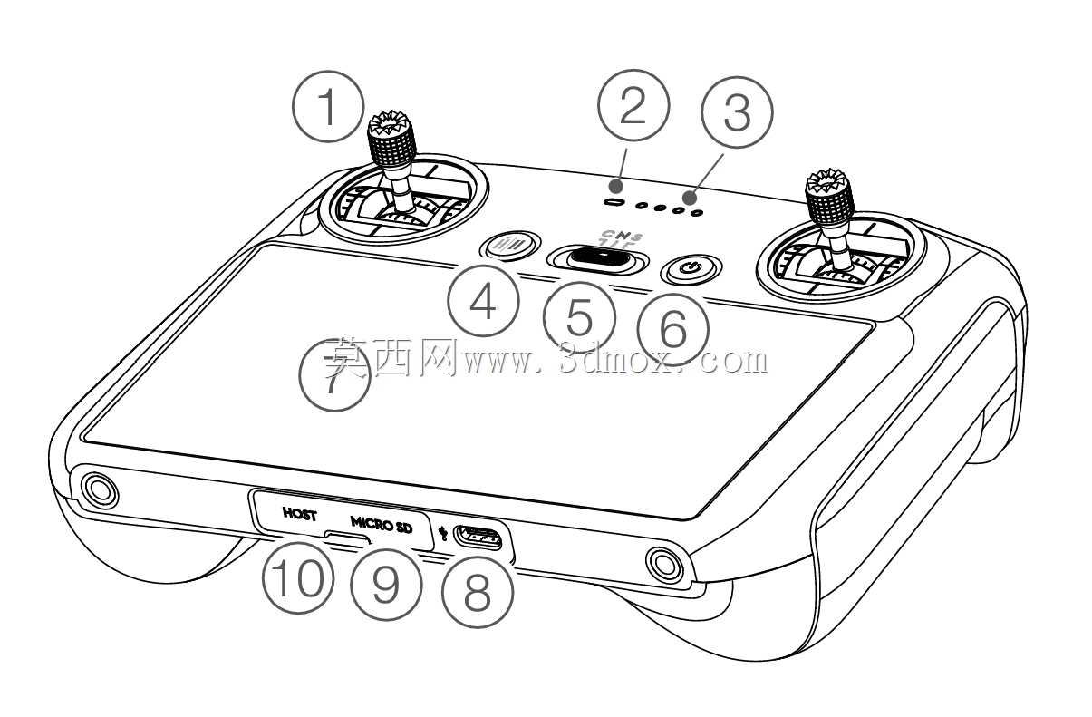 设计项目5。MAVIC 3E无人机控制器CAD模型\u0026工程蓝图pdf