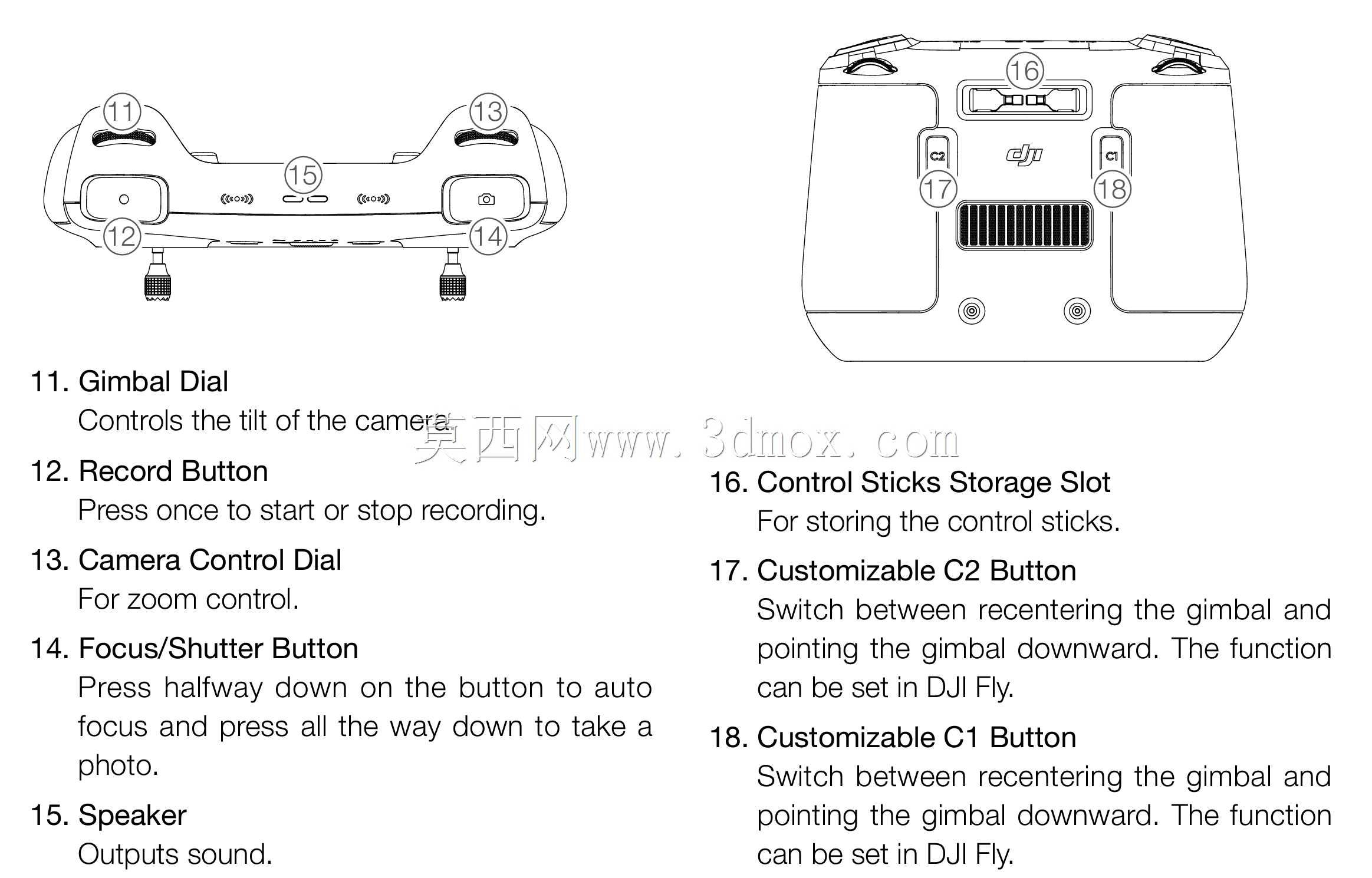 设计项目5。MAVIC 3E无人机控制器CAD模型\u0026工程蓝图pdf