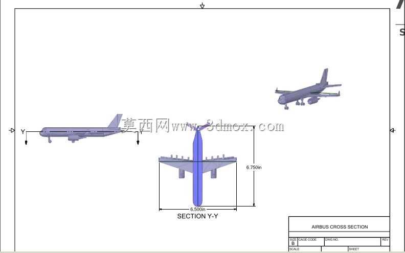 空中客车横截面