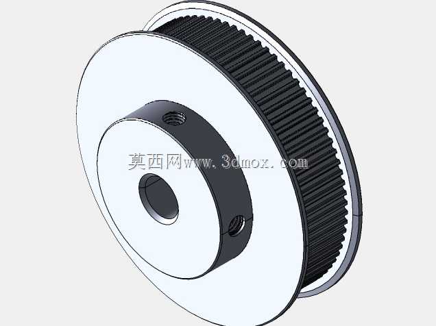 用于10mm皮带的GT2 80T 8mm孔皮带轮