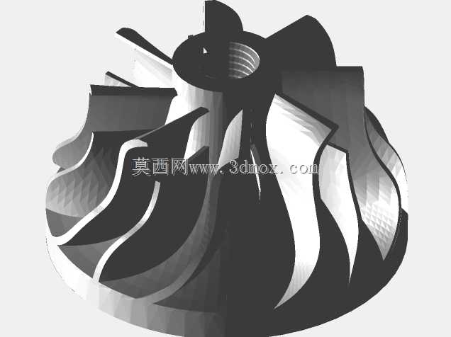 3D打印REAL涡轮喷气式叶轮