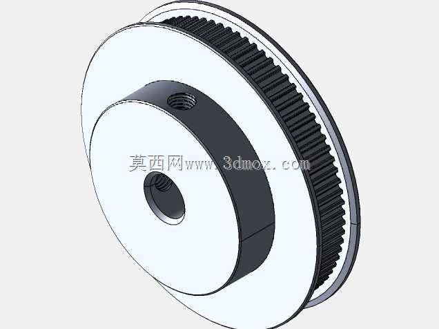 用于6mm皮带的GT2 80T 8mm孔皮带轮