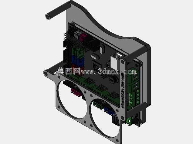 (v2.0)Trigorilla主板更换支架,适用于SKR 1.3/SKR 1.4/MKS SGEN L/MKS GEN L v2.1板,带冷却风扇导管