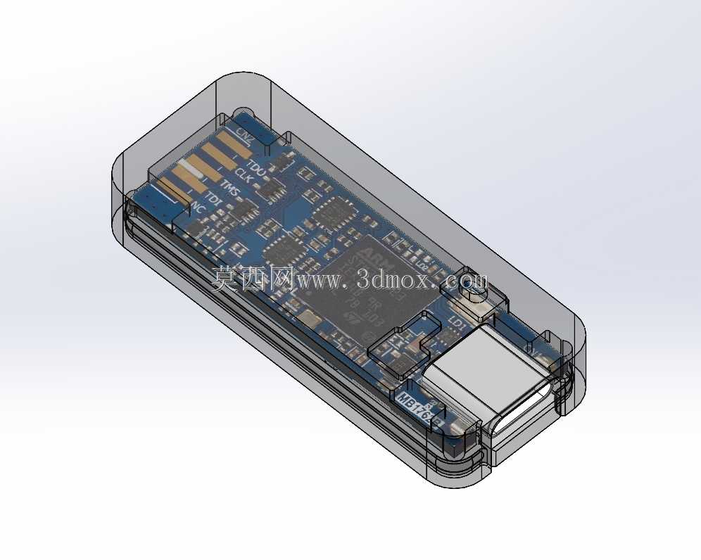 STLINK-V3 MINIE 3D模型打印