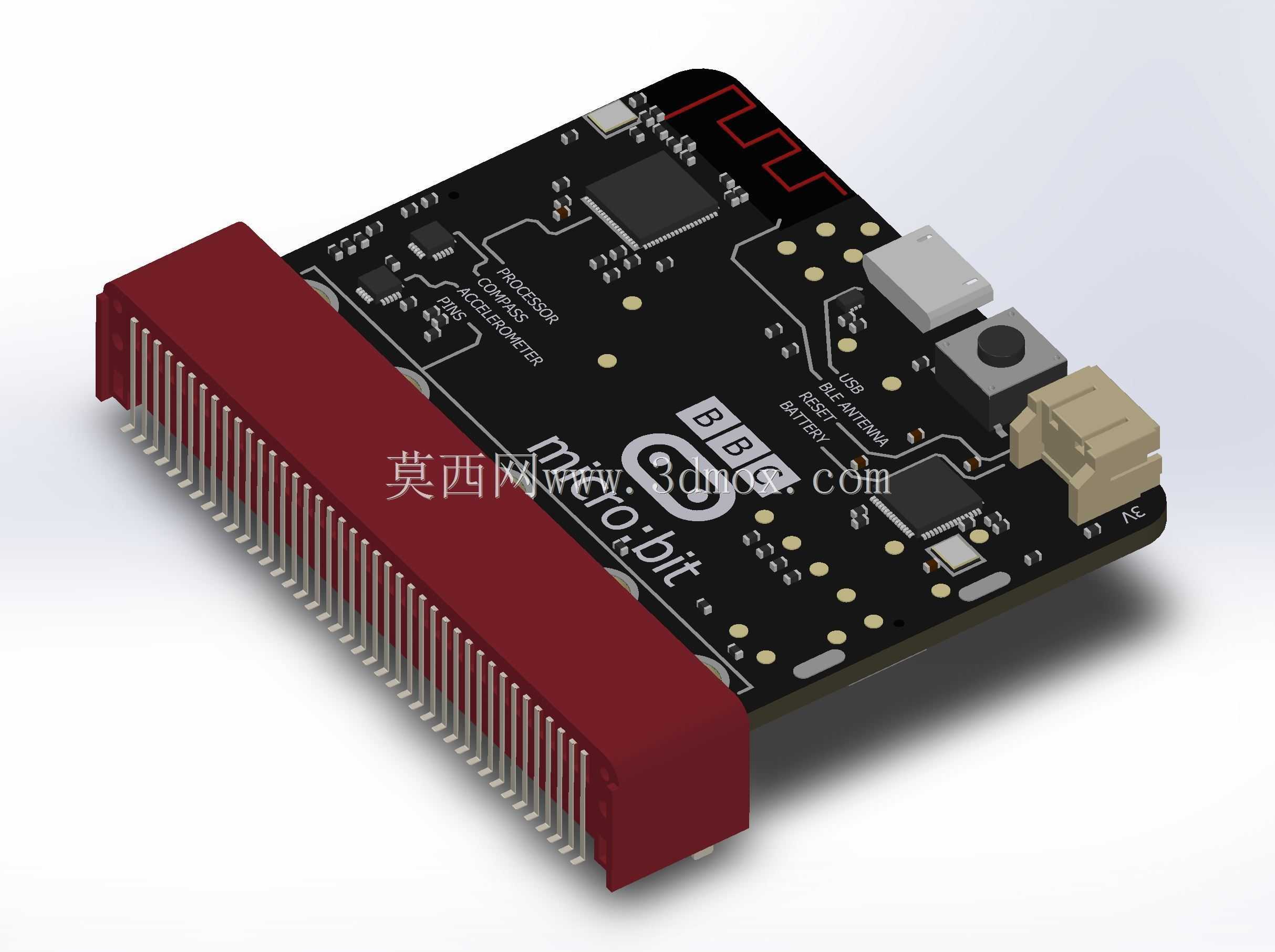 BBC Micro��Ե��������λ��Microbit��1.27mm���40·ˮƽSMT�Ϳ���Ե������