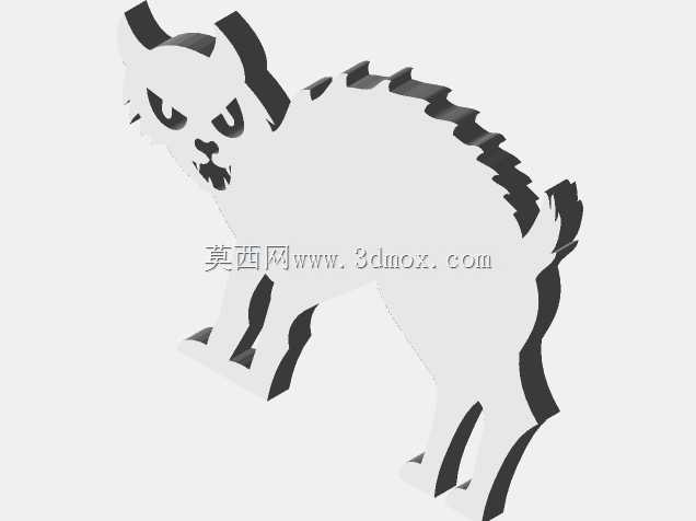 顽皮的万圣节猫