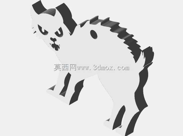 顽皮的万圣节猫