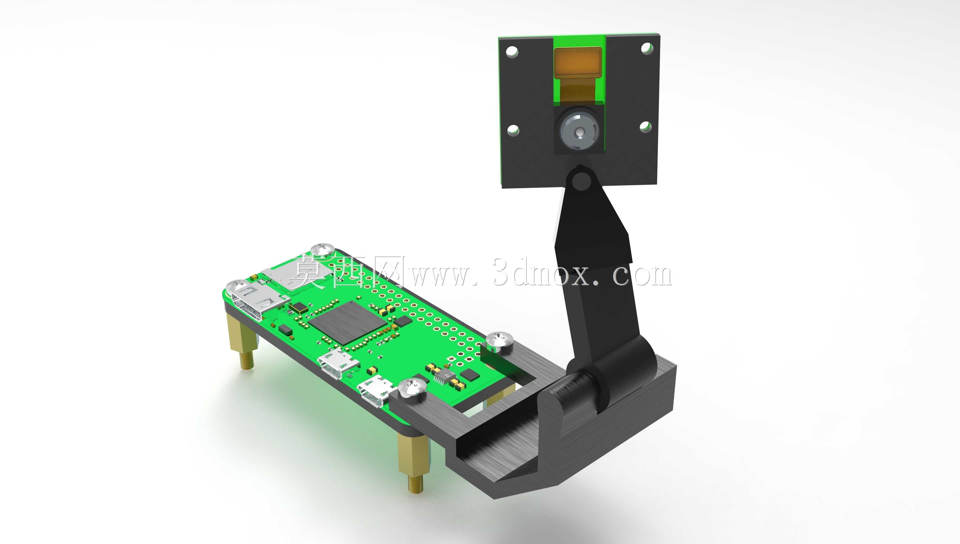 Raspberry pi zero和相机组件支架外壳
