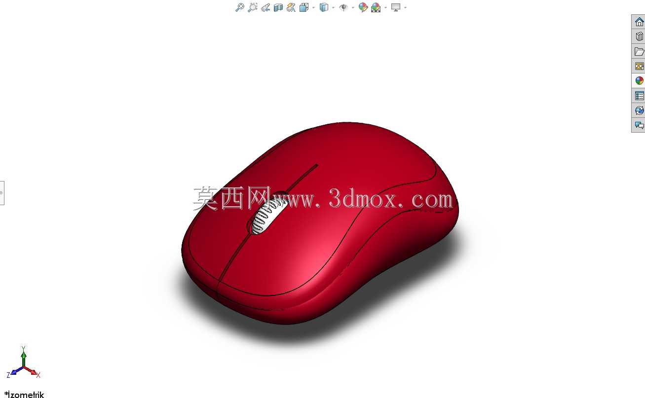 SOLIDWORKS鼠标设计