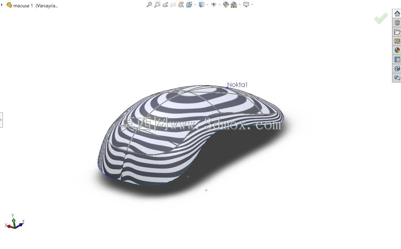 SOLIDWORKS鼠标设计