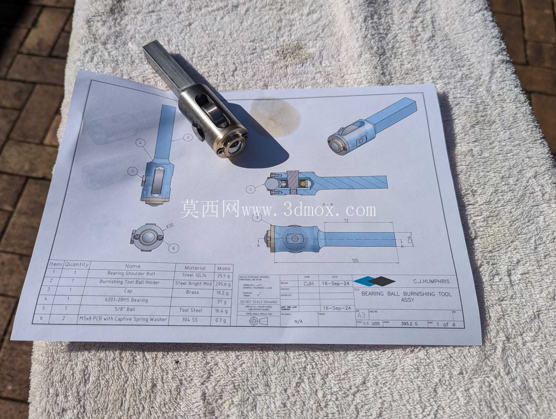 车床滚珠抛光工具