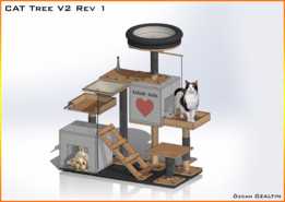 猫树3D模型V2 Rev-1 Solidworks CatTree