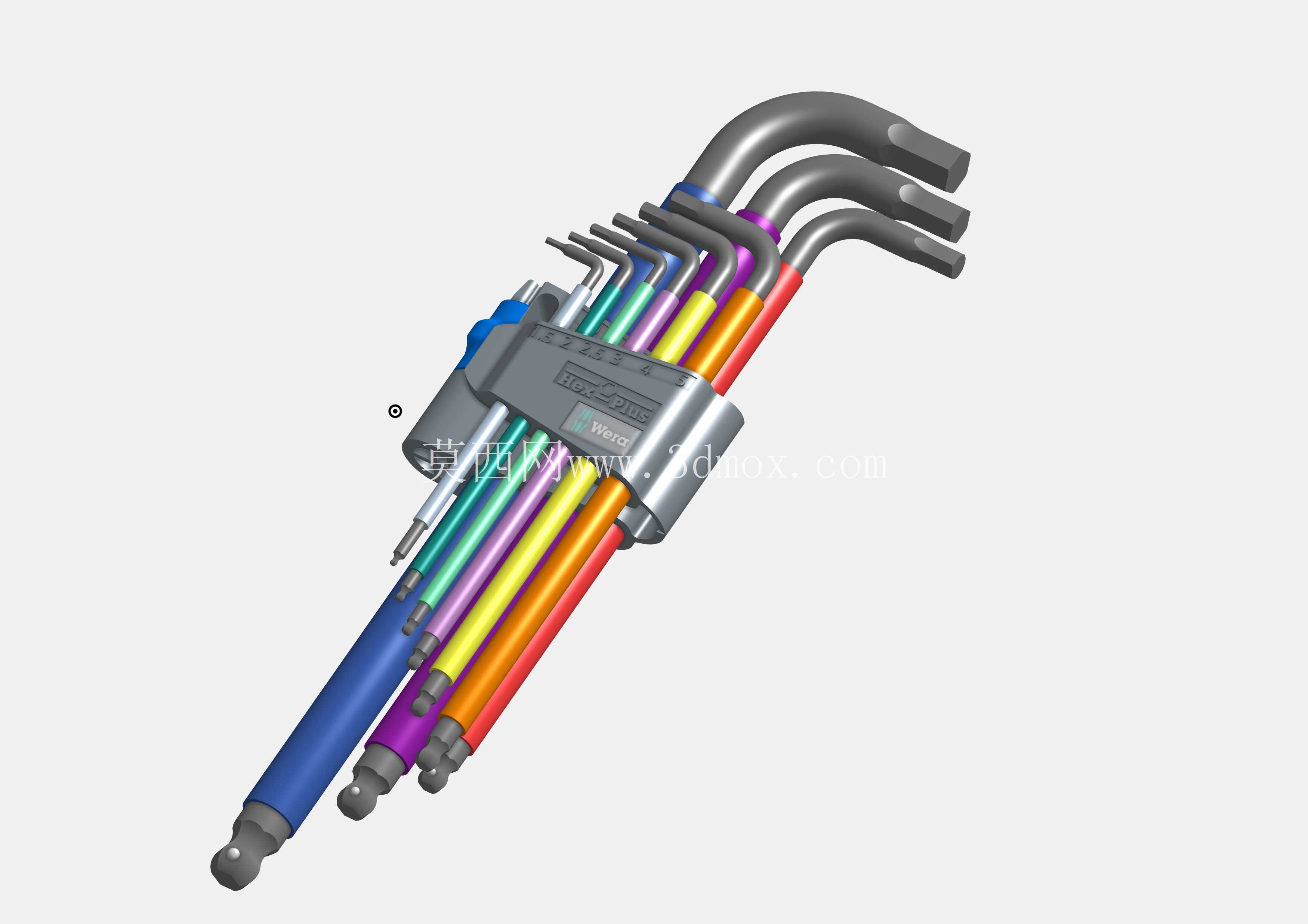 Wera 950/9 Hex-Plus 多色 HF 1 L 键套装