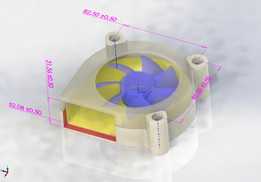 旧80*25风扇的3D打印升级v1.1