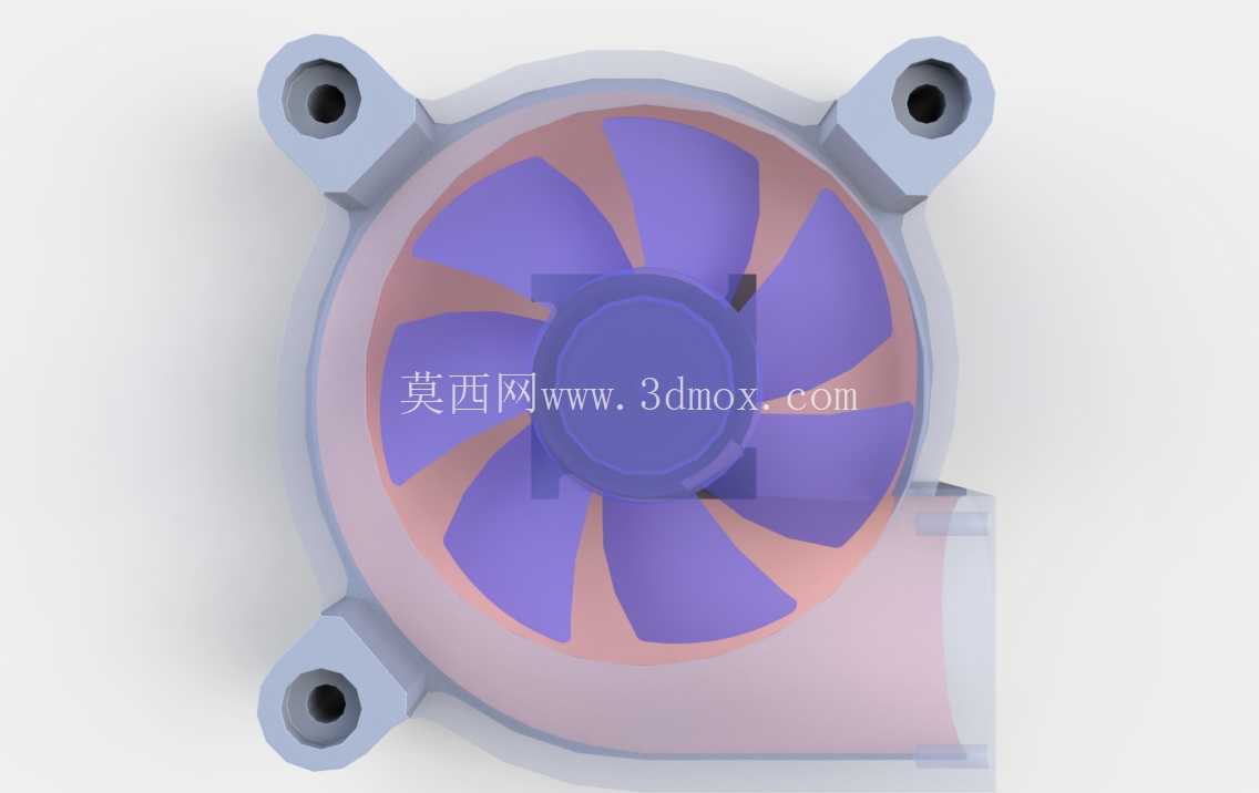 旧80*25风扇v2.40mm的3D打印升级