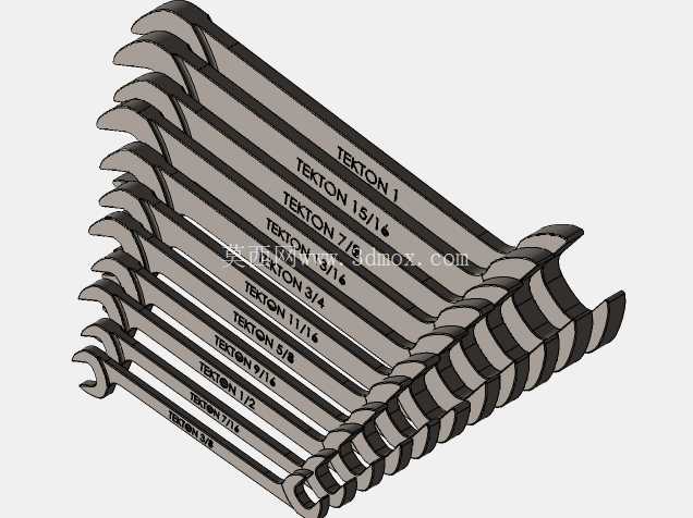 Tekton 角头扳手托盘 SAE 3DP