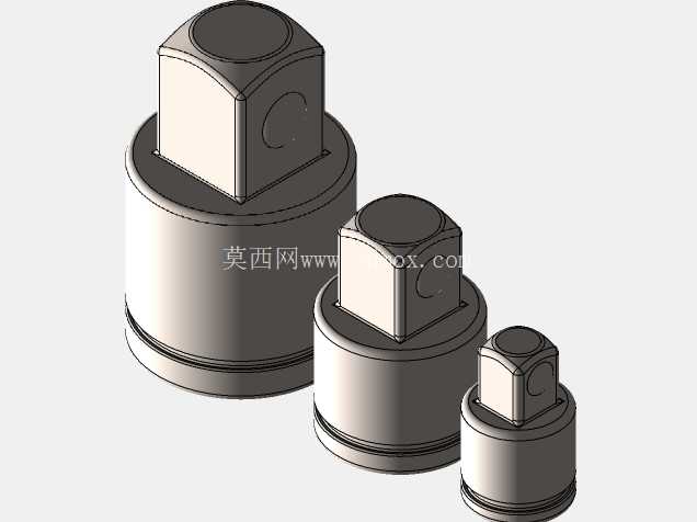 Tekton 万向接头插座托盘 MET \u0026 SAE 3DP