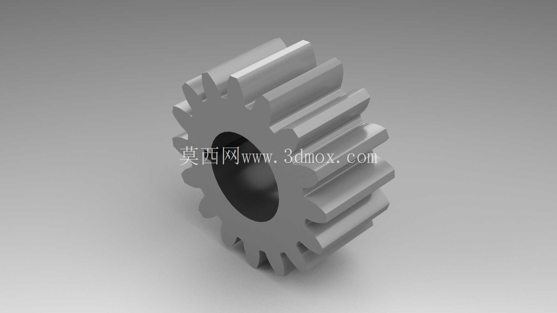 带 T 形槽的正齿轮 - SolidWorks