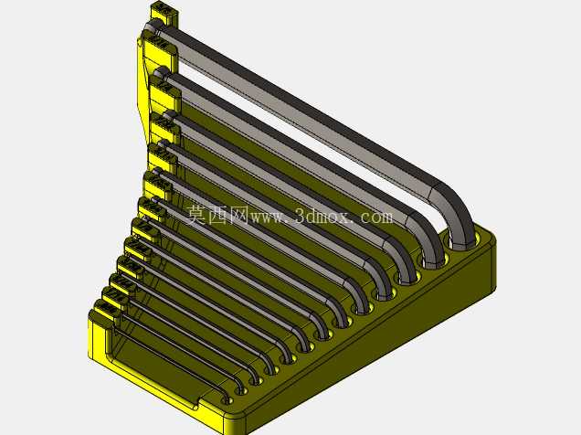 Bondhus SAE L-Key 球头六角扳手套件托盘 3DP