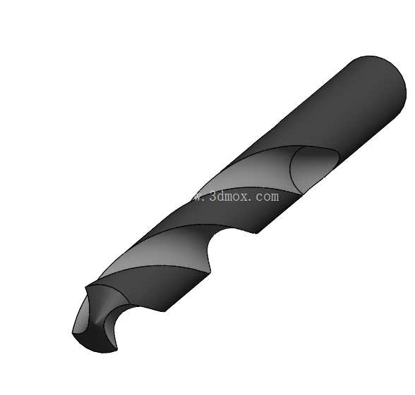 钻头 – SolidWorks 3D 模型