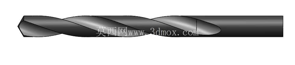 钻头 – SolidWorks 3D 模型