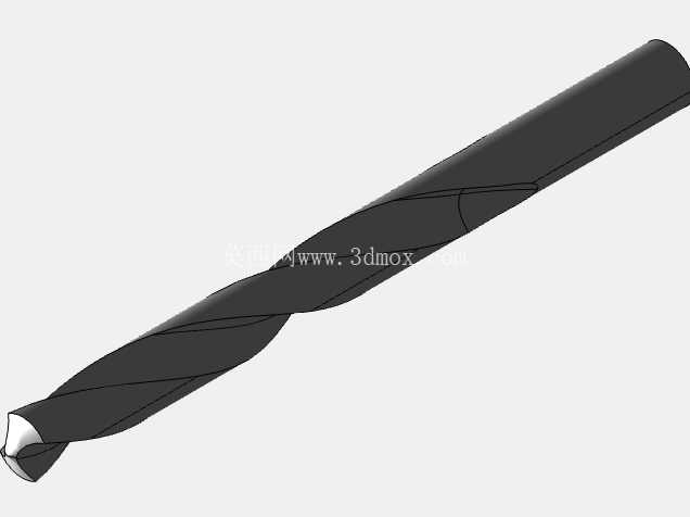 钻头 – SolidWorks 3D 模型